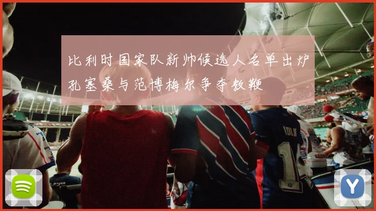 比利时国家队新帅候选人名单出炉孔塞桑与范博梅尔争夺教鞭